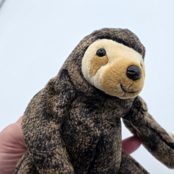 Vintage Ty Beanie Baby Slowpoke The Sloth Plush Stuffed Animal - Picture 6 of 6